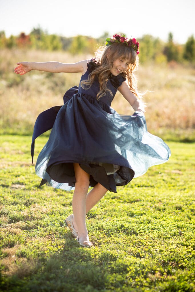 candid photo at Wild Flower Farms wedding in Gardiner NY