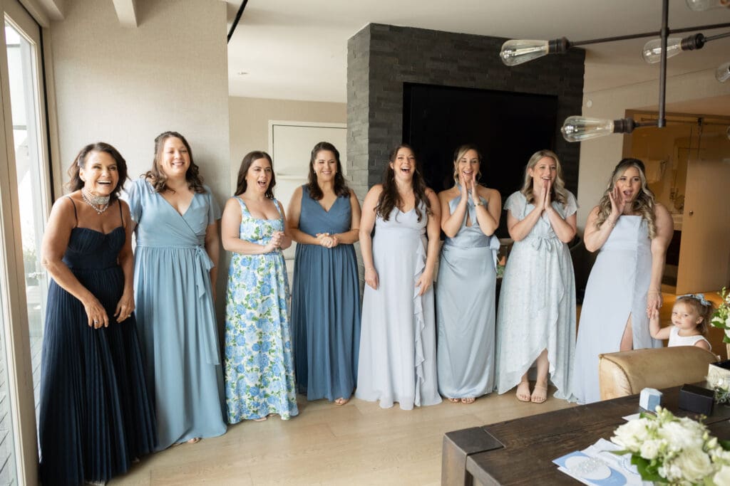 bridesmaids at J House Greenwich CT