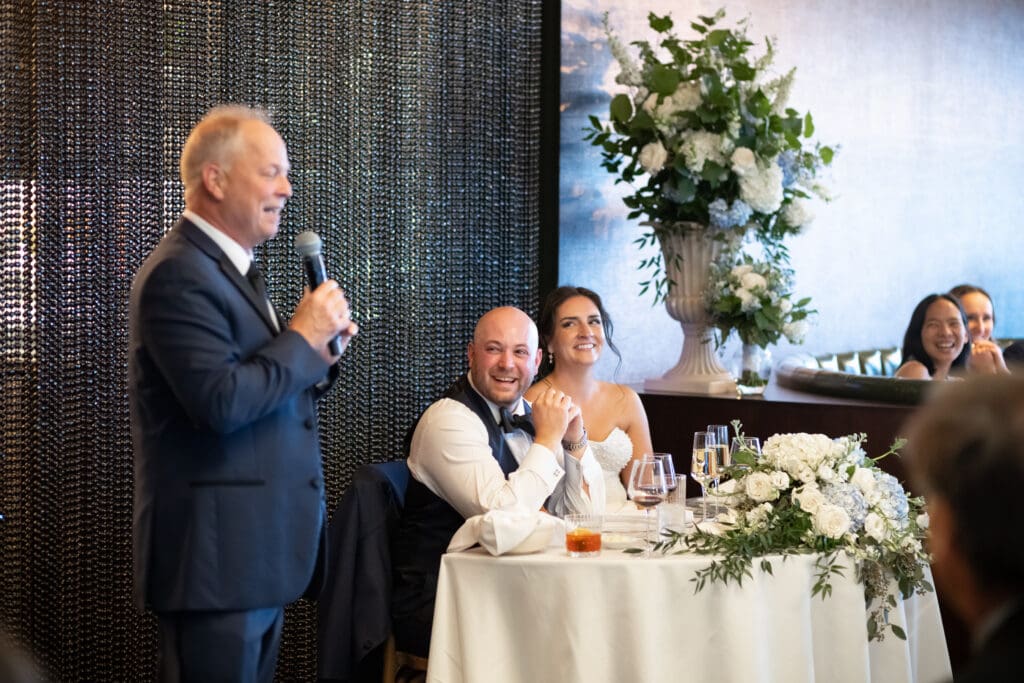 wedding reception at the village stamford, ct