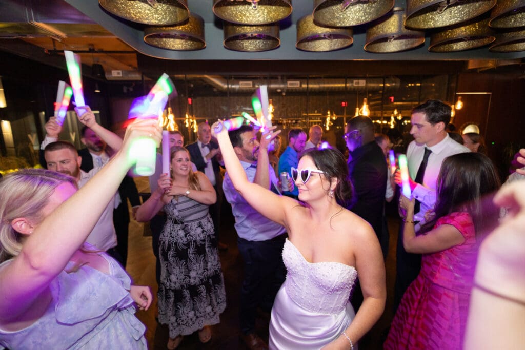 wedding reception candid at the village stamford, ct