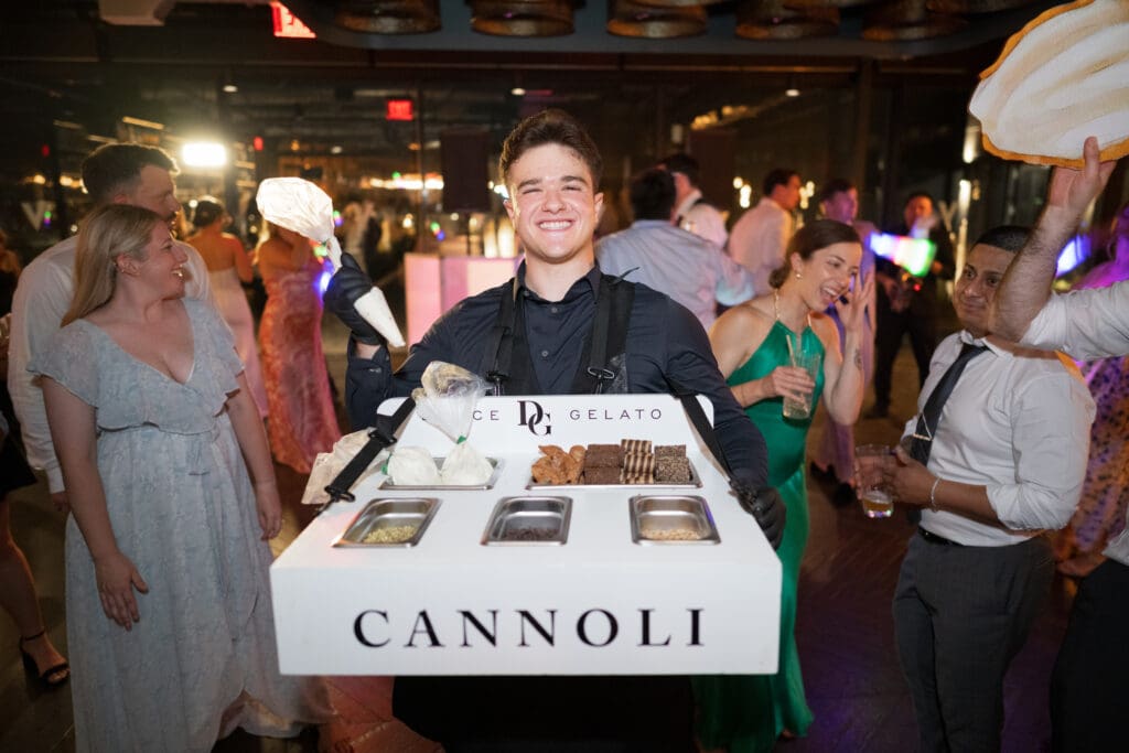 roving cannoli guy at the village stamford, ct