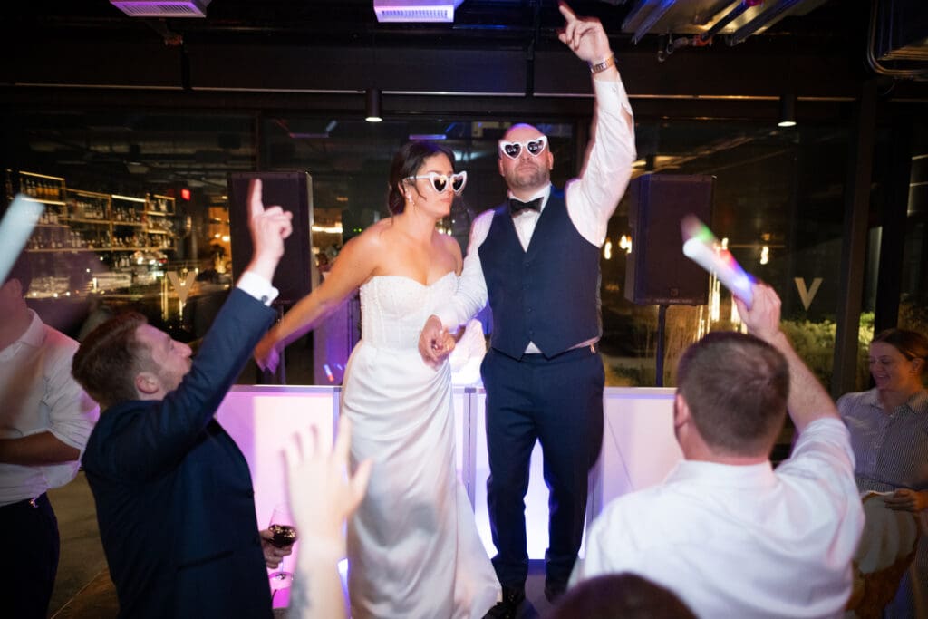 wedding reception candid at the village stamford, ct